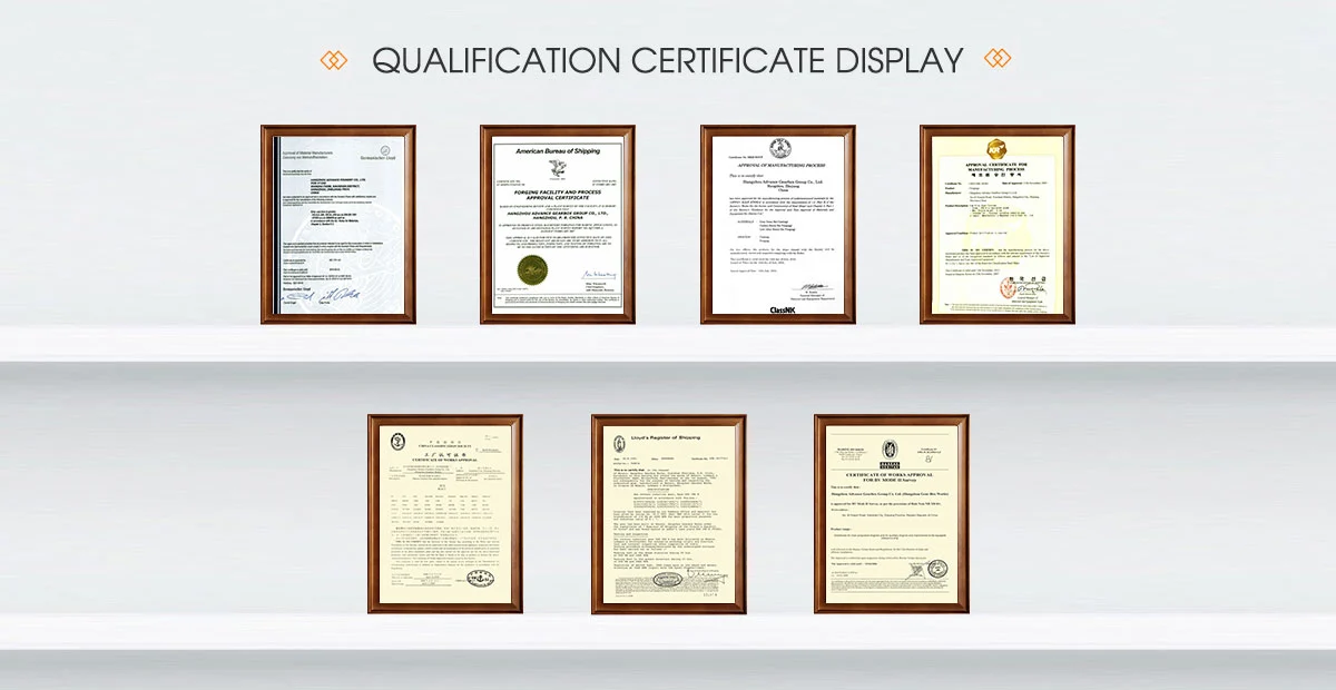 Our Certificate