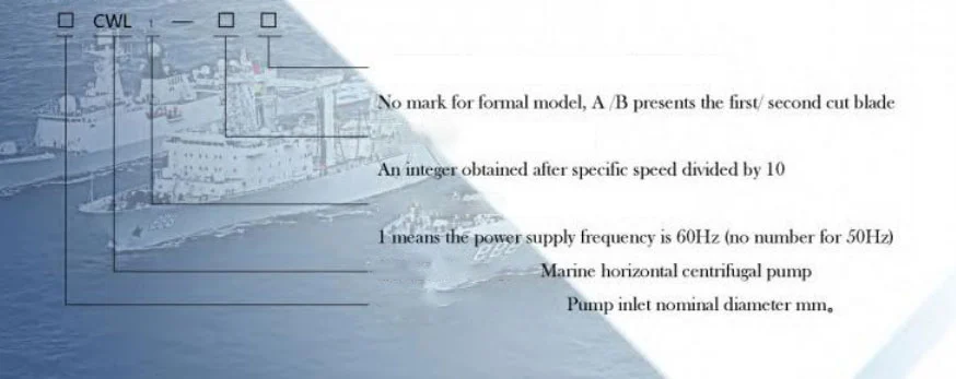 CWL Marine Horizontal Centrifugal Pump