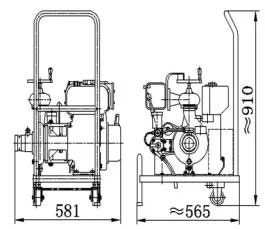 Cwy Marine Diesel Emergency Fire Pump
