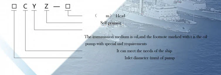 CYZ Marine Horizontal Self-Priming Centrifugal Oil Pump 